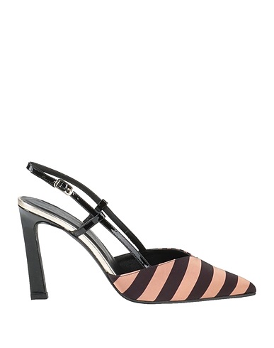 DANIELE ANCARANI Court Black Soft Leather, Textile fibres