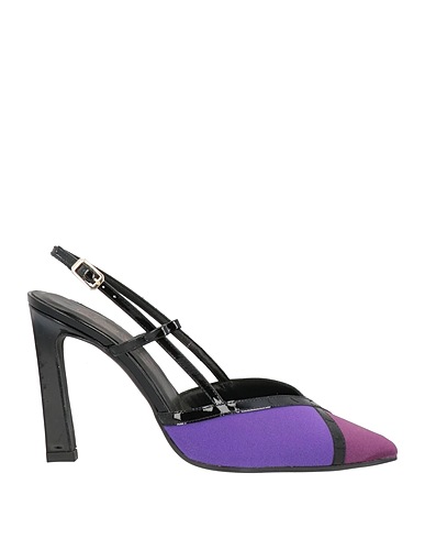 DANIELE ANCARANI Court Mauve Soft Leather, Synthetic fibers