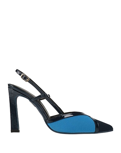 DANIELE ANCARANI Court Midnight blue Soft Leather, Synthetic fibers