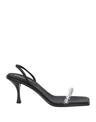 DSQUARED2 Sandali Nero Pelle, Plastica