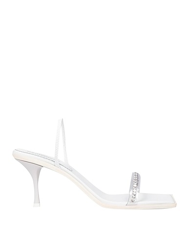 DSQUARED2 Sandali Bianco Pelle, Plastica