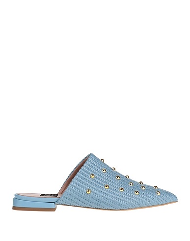 ISLO ISABELLA LORUSSO Mules and clogs Light blue Synthetic fibers