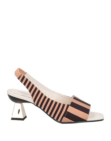 DANIELE ANCARANI Sandals Sand Textile fibres