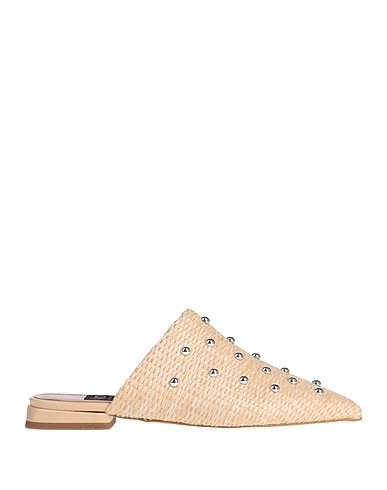 ISLO ISABELLA LORUSSO Mules and clogs Beige Synthetic fibers