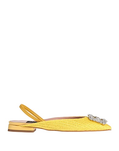 ISLO ISABELLA LORUSSO Footwear Yellow Synthetic fibers