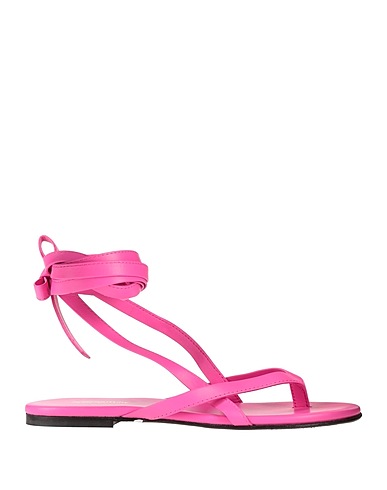 SEMICOUTURE Flip flops Fuchsia Leather