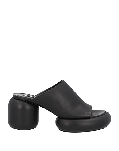 JIL SANDER Sandals Black Soft Leather