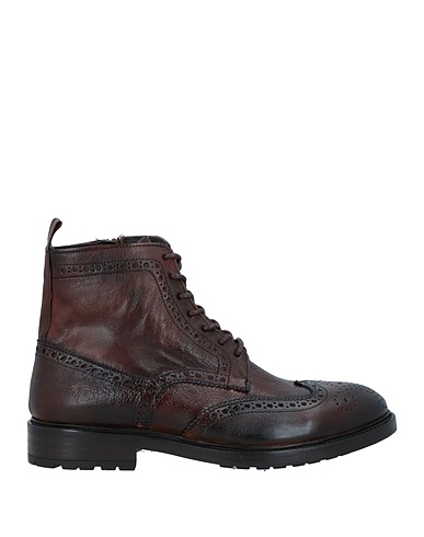 BALDININI Ankle boot Chocolate brown Buffalo leather