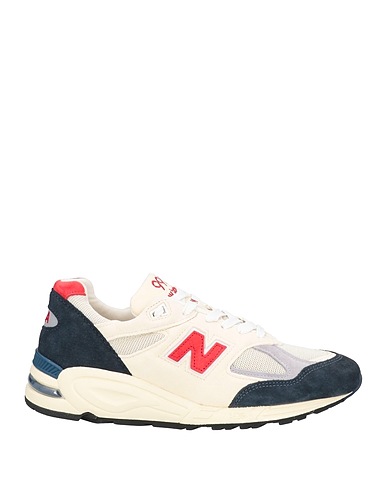 NEW BALANCE Sneakers Beige Leather, Textile fibres