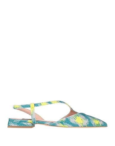 ISLO ISABELLA LORUSSO Footwear Turquoise Textile fibres