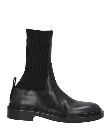 JIL SANDER Ankle boot Soft Leather, Textile fibres