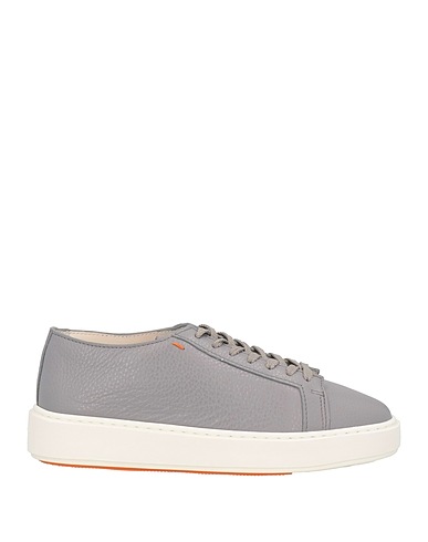 SANTONI Sneakers Grey Leather