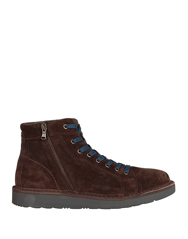 CAFèNOIR Ankle boot Dark brown Leather
