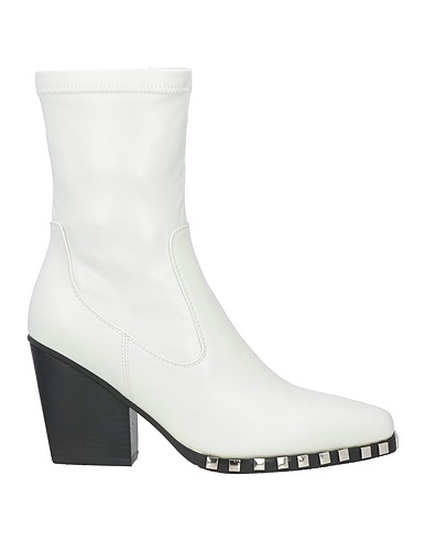 NOA HARMON Ankle boot White Textile fibres