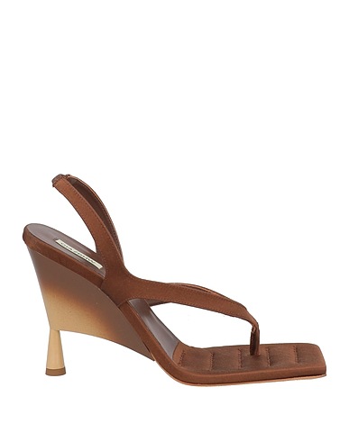 GIA / RHW Flip flops Chocolate brown Textile fibers