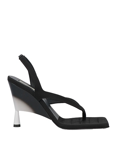 GIA / RHW Flip flops Black Textile fibers