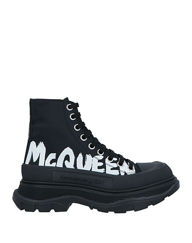 MCQUEEN Ankle boot Black Textile fibers