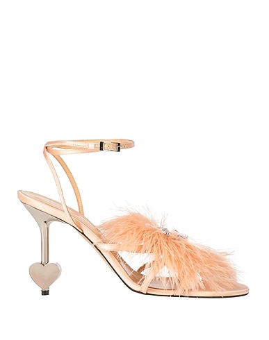 MACH & MACH Sandals Blush Textile fibers