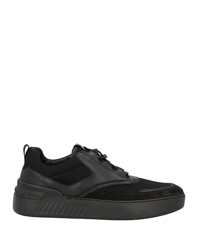 TOD'S NO_CODE Sneakers Nero Pelle, Fibre tessili