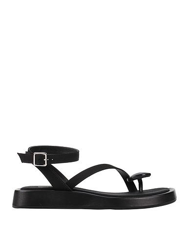 GIA / RHW Flip flops Black Textile fibers