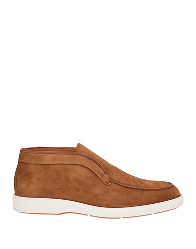 SANTONI Ankle boot Brown Soft Leather