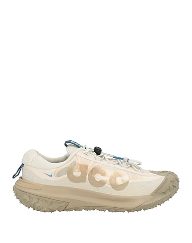 NIKE Sneakers Beige Rubber, Textile fibers