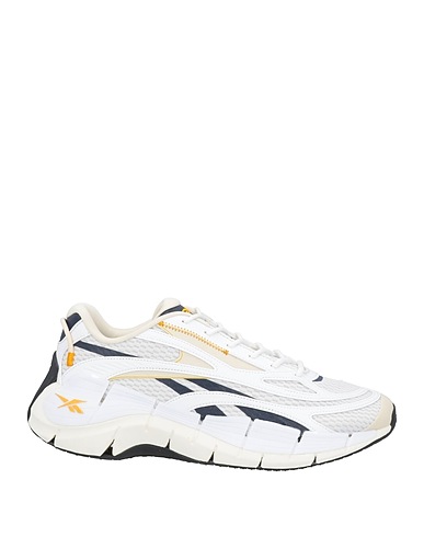 REEBOK Кеды и кроссовки Белый Кожа, Текстильное волокно