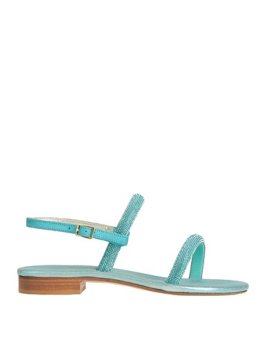 DG POSITANO Sandals Turquoise Leather