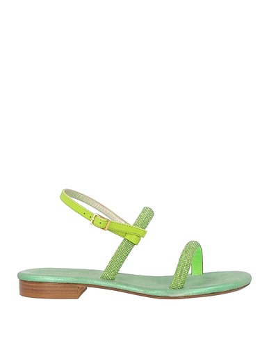 DG POSITANO Sandals Green Leather