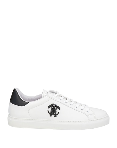 ROBERTO CAVALLI Sneakers White Soft Leather