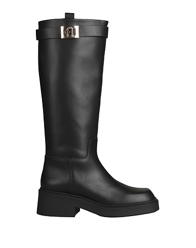 FURLA Boots FURLA COLLEGE HIGH BOOT T.35
 Black Soft Leather
