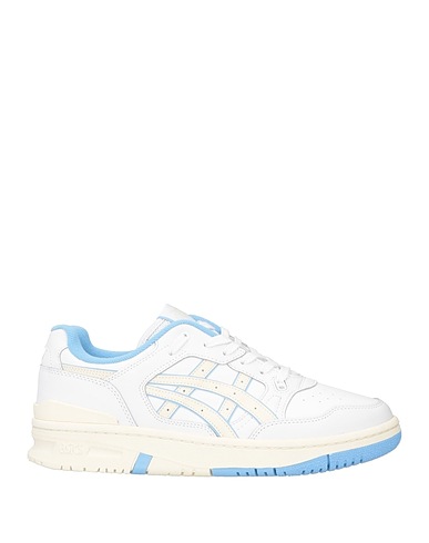 ASICS Sneakers White Soft Leather, Textile fibers