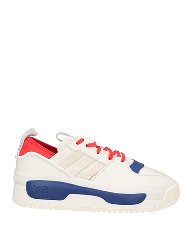 Y-3 Sneakers Blanco Piel, Fibras textiles