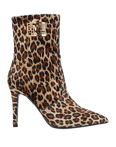 CAVALLI CLASS Ankle boot Sand Textile fibres