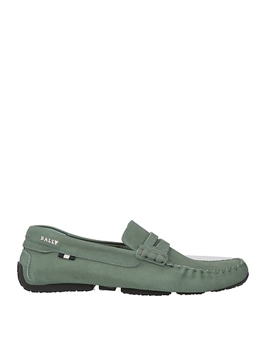 BALLY Loafers Sage green Calfskin