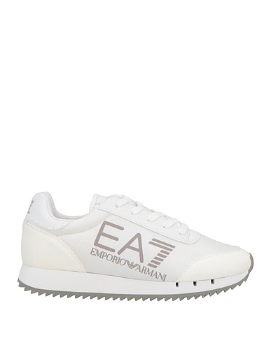 EA7 Sneakers White 100% Polyamide, Polyester, Polyurethane coated, Synthetic fibers