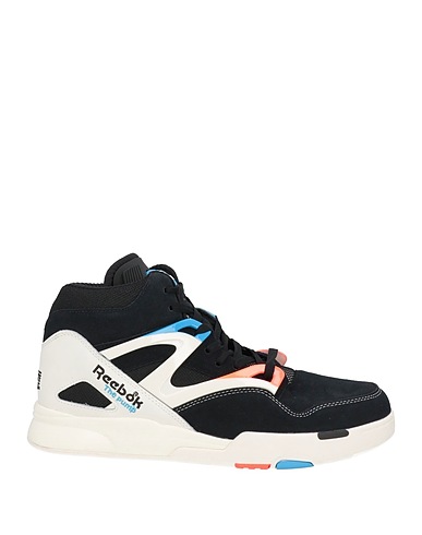 REEBOK Sneakers Black Soft Leather, Synthetic fibers