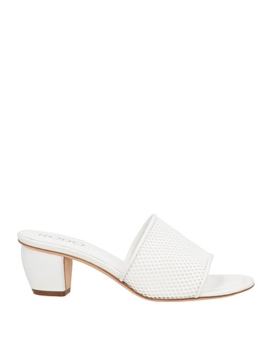 RODO Sandali Bianco Fibre tessili