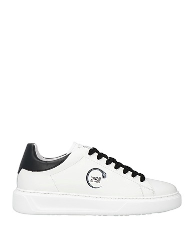 CAVALLI CLASS Sneakers White Soft Leather