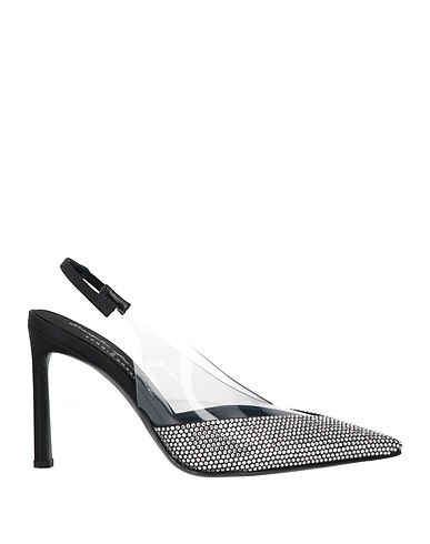 EVANGELIE SMYRNIOTAKI x SERGIO ROSSI Pump Silver Textile fibers
