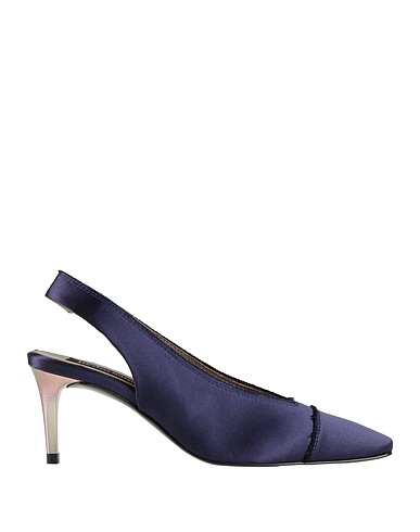 PEDRO GARCÍA Pump Navy Textile fibers