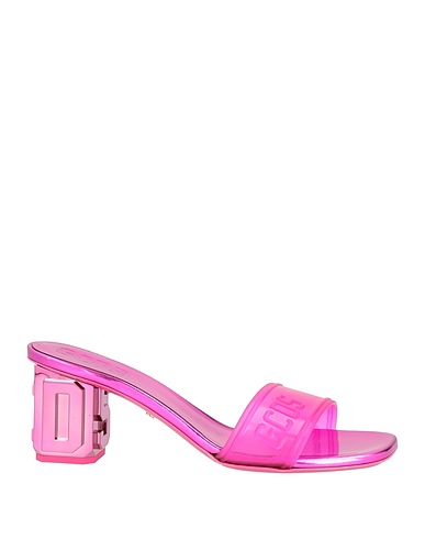 GCDS Sandals Fuchsia Other Fibres, Soft Leather