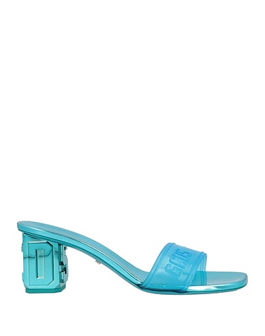 GCDS Sandali Azzurro Altre Fibre, Pelle