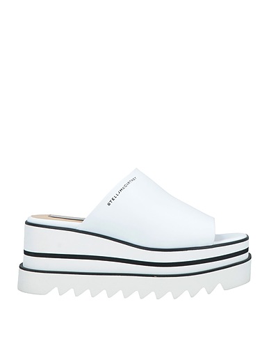 STELLA McCARTNEY Sandals White Textile fibers