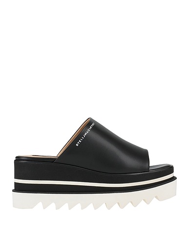 STELLA McCARTNEY Sandals Black Textile fibres