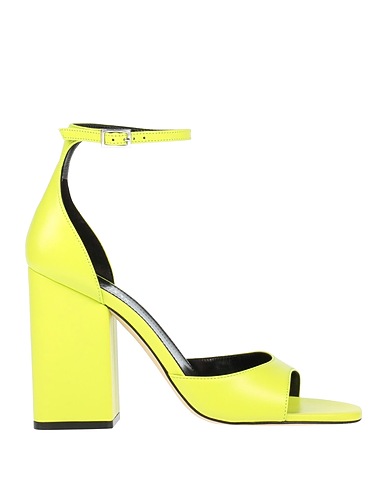 PARIS TEXAS Sandals Lime green Soft Leather