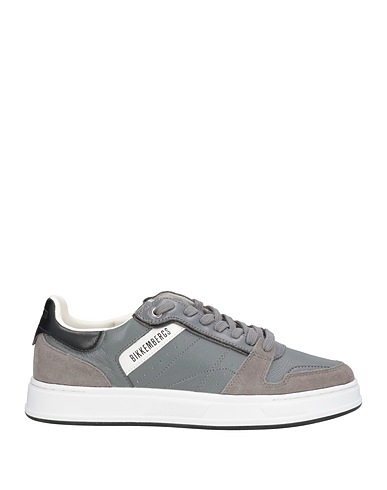 BIKKEMBERGS Sneakers Piombo Pelle, Fibre tessili