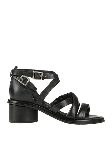 A.S.98 Sandals Black Soft Leather