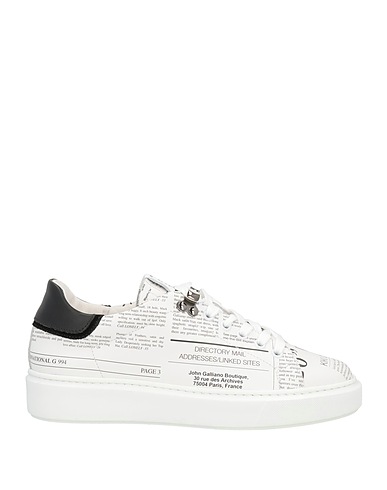 JOHN GALLIANO Sneakers White Calfskin