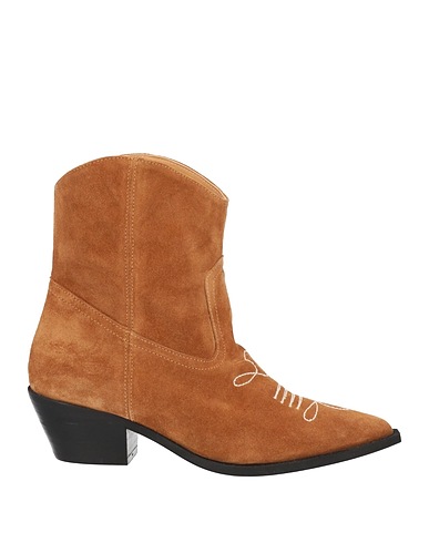 TWINSET Ankle boot Camel Leather